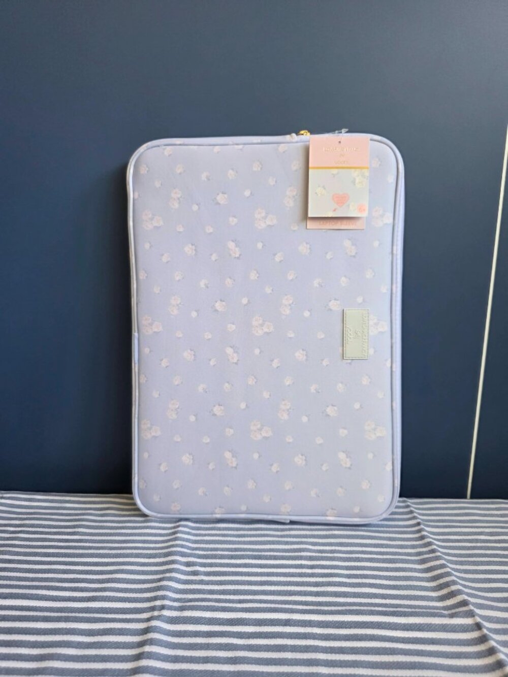 LoveShackFancy x Target Yoobi Laptop Sleeve binder blue Everblooming bundle - Picture 2 of 8